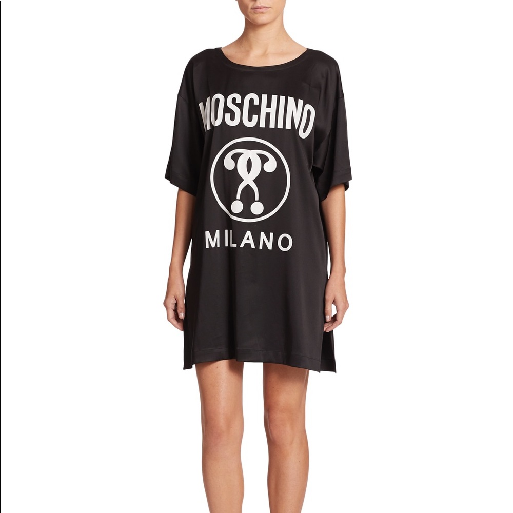 MOSCHINO SILK SHIRT DRESS